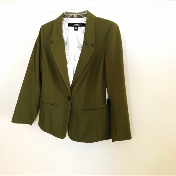 Kensie Jackets & Blazers - *NWT* Kensie Dark Olive Green Dress Jacket/Blazer